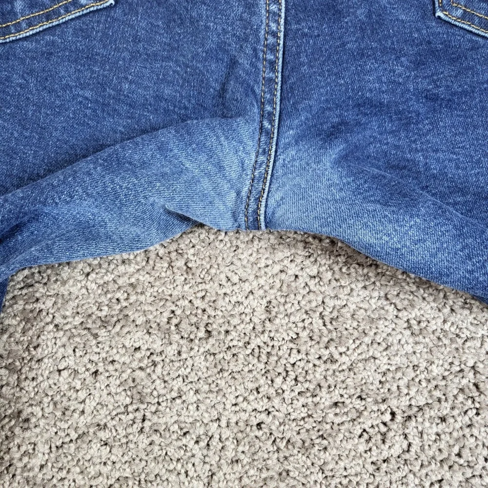 Levi Strauss Mens 514‎ Jeans W40 L32 Straight Fit Dark Wash Cotton Blend Read*
